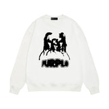 Purple Brand Sweatshirt Loose Crew Neck Sweater