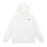 Amiri Hoodie OW Seagrass Alphabet Print Hooded Sweater Men and Women