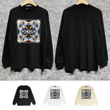 Purple Brand Long Sleeve T-Shirt Fashion Loose Long Sleeve Top