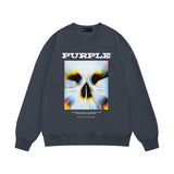 Purple Brand Sweatshirt Loose Crew Neck Sweater