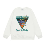 Casablanca Long sleeve T-shirt Crew neck loose terry sweater