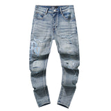 Amiri Jeans Trendy Fake Ripped Jeans