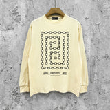 Purple Brand Long Sleeve T-Shirt Fashion Loose Long Sleeve Top