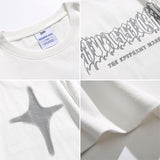 Men's T-Shirts Short-Sleeved T-shirt Men's Summer Loose All-Match Cotton Casual