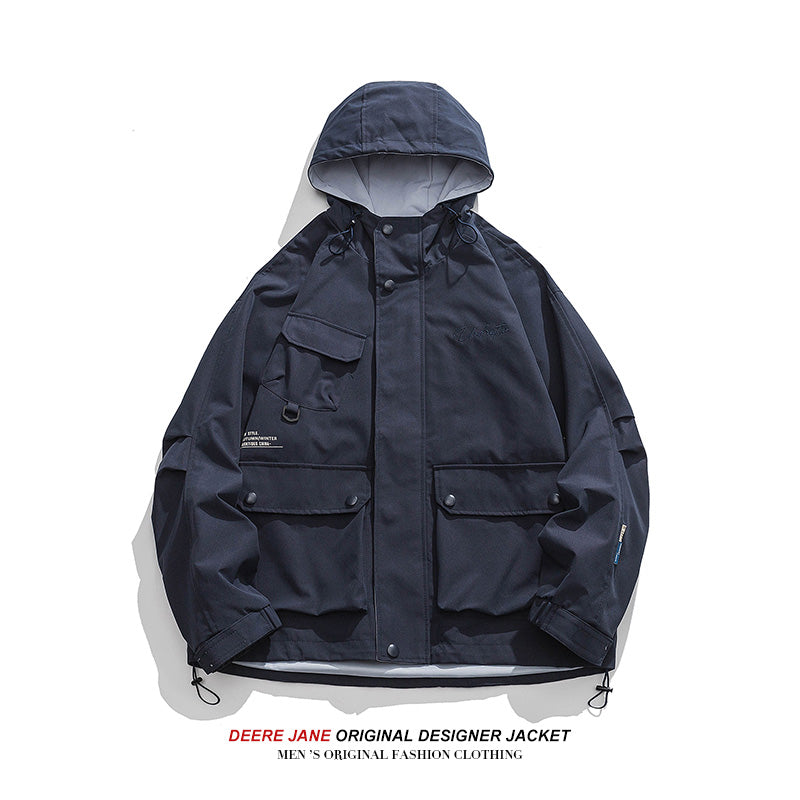 Men Jacket Men's Hooded Jacket Spring Leisure Top