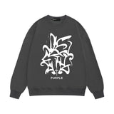 Purple Brand Sweatshirt Loose Crew Neck Sweater