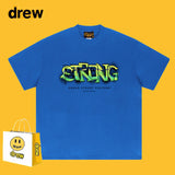 Drew T Shirts Smiley T-shirt Graffiti Printing