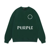 Purple Brand Sweatshirt Loose Crew Neck Sweater