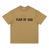 Fog Essentials T Shirts Spring/Summer FOG Main Line Plastic Letter Crew Neck Short Sleeves