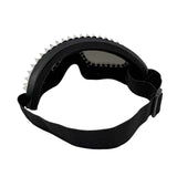 Trendy punk glasses gothic style studded spikes