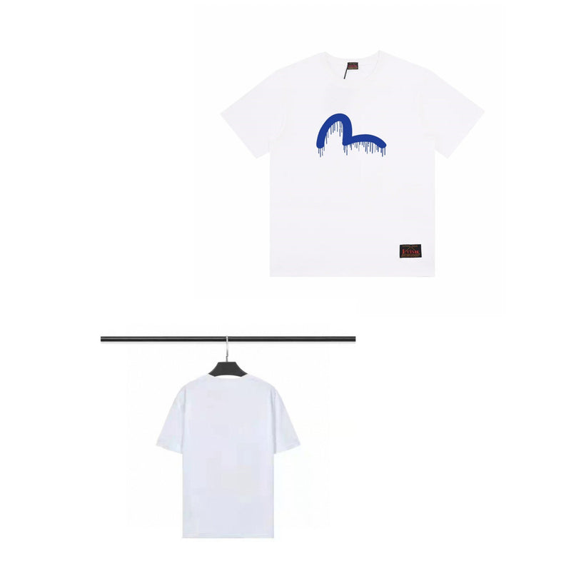 Evisu T Shirts Loose Versatile Casual T-Shirts