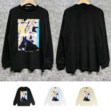 Purple Brand Long Sleeve T-Shirt Fashion Loose Long Sleeve Top