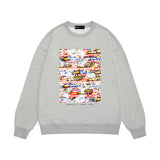 Purple Brand Sweatshirt Loose Crew Neck Sweater