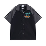 Rhude T Shirt Coconut Alphabet Beach Embroidery Short Sleeve Shirt Shorts