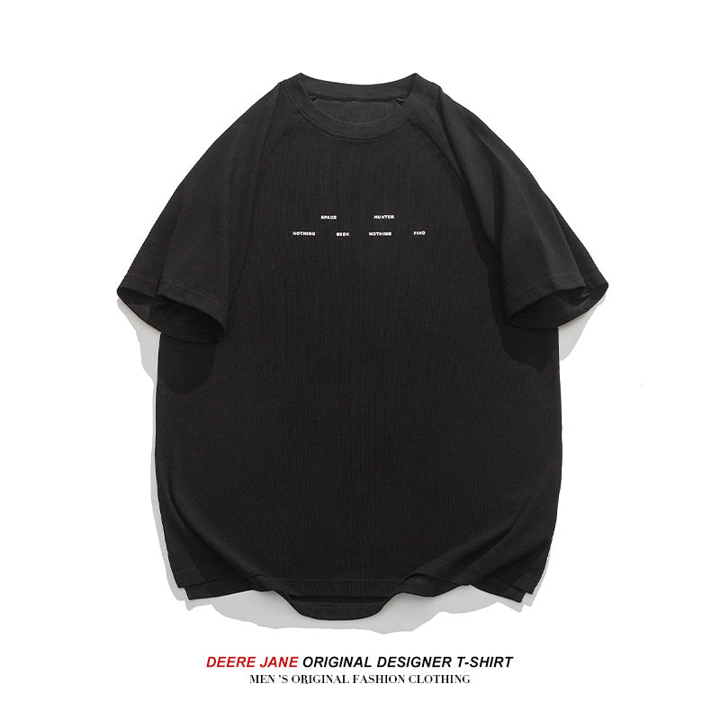 Men's T-Shirts Short-Sleeved T-shirt Men's Summer Casual Cotton