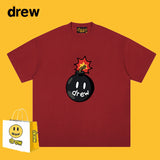 Drew T Shirts Short Sleeve T-shirt Loose Men
