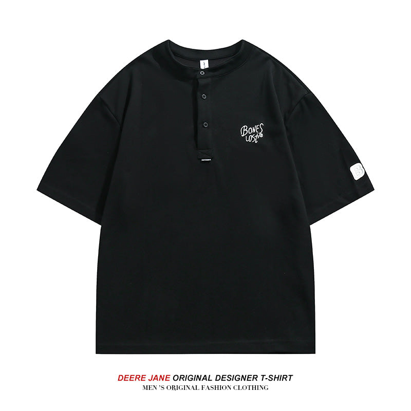 Men T-Shirts Summer Short Sleeve Men's Loose All-Match Casual Half Sleeve T-shirt