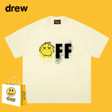 Drew T Shirts Short-Sleeved T-shirt Smiley Face