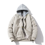 Men Vintage Jackets Thickened baseball jersey Simple embroidery Couple trendy stand-up collar jacket