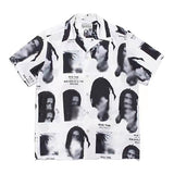 GUILTYPARTIES TIGER Shirts Joint Japanese Basquiat Graffiti Short Sleeve Flower Shirt