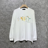 Purple Brand Long Sleeve T-Shirt Fashion Loose Long Sleeve Top