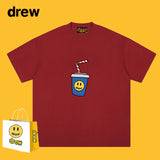Drew T Shirts Short Sleeve Cola Loose Men