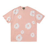 Denim Tears Outfit: T Shirt/Shorts (Separate Purchase Options) Puff Print Short Sleeve T-shirt Loose Couple Shorts Suit