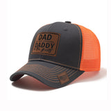 Trendy flat brimmed hat mesh breathable spring summer