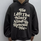 Mens Vintage T-Shirts CPFM CHO Kanye foam print KANYE loose hooded sweater