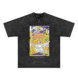 Purple Brand Distressed T Shirts Short Sleeve