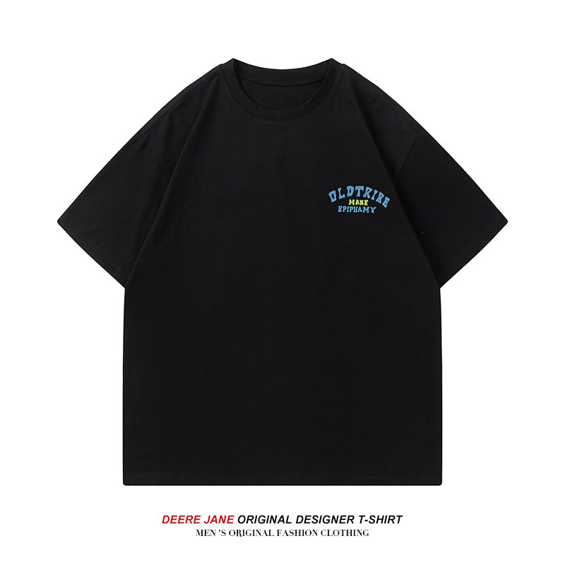 Men's T-Shirts Short-Sleeved T-shirt Men's Summer Loose