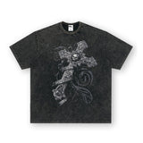 Vintage T-shirts printed short-sleeved t-shirts washed and made old t-shirts