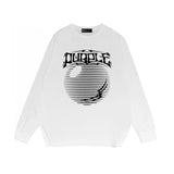 Purple Brand Long Sleeve T-Shirt Fashion Loose Long Sleeve Top