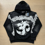 HS JacketsHS Hoodie & Pants Wash Old Vintage Men's and Women's Loose Casual Sweater Sweatpants