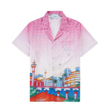 Casablanca Shirt Summer Print Cardigan Shirt