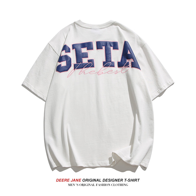 Men's T-Shirts Short-Sleeved T-shirt Men's Summer Loose Casual