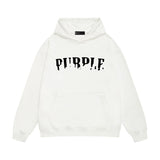 Purple Brand Hoodie Fashion Loose Hooded Sweater