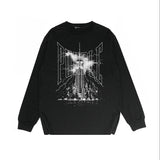 Purple Brand Long Sleeve T-Shirt Fashion Loose Long Sleeve Top