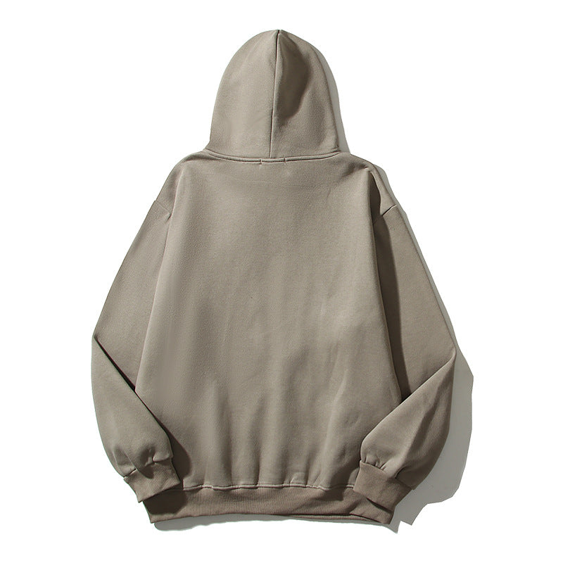 Kanye West Sunday Service Hoodie Vintage Graffiti Skull Letter Foam Printed Letter Sweater