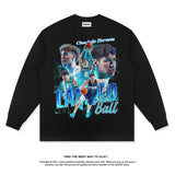 Nba Long Sleeve Shirt Autumn and Winter Long Sleeve T-shirt Men's and Women's Bottoming Shirt
