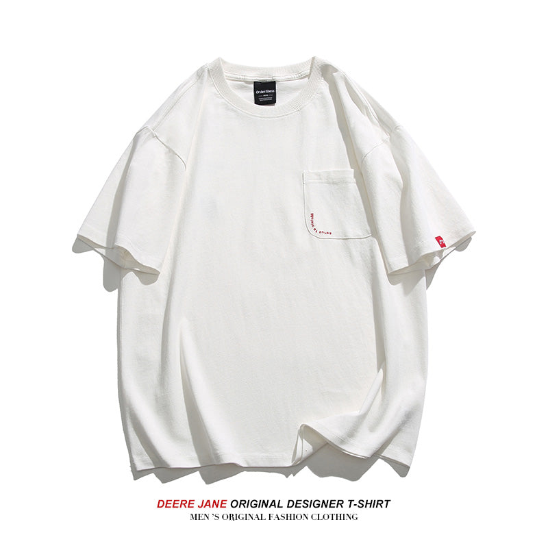 Men T-Shirts Summer Short Sleeve T-shirt Loose Half Sleeve