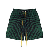 Rhude T Shirt Zebra Letter Embroidery Casual Short Sleeve Shirt, Shorts