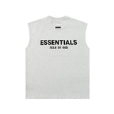 Fog Essentials tank summer FOG letter crew neck casual vest