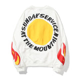 Jesus Is King Sweater Autumn And Winter Kanye Fashion Brand Men'S Clothing Letter Printing Men'S Round Neck Sweater