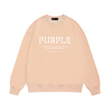 Purple Brand Sweatshirt Loose Crew Neck Sweater