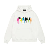 Purple Brand Hoodie Fashion Loose Hooded Sweater