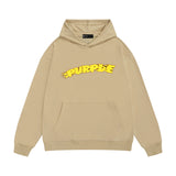 Purple Brand Hoodie Fashion Loose Hooded Sweater