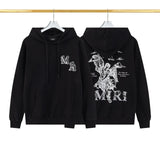 Amiri Hoodie AMI hooded sweater for men and women