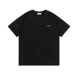 Off White T Shirts OW Three-dimensional Letter Pattern Crew Neck Pullover Short Sleeve