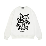 Purple Brand Sweatshirt Loose Crew Neck Sweater
